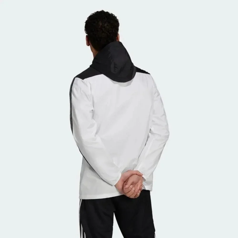 Adidas Men's Black & white Windbreaker Size Large